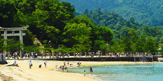広島最大の観光地「宮島」