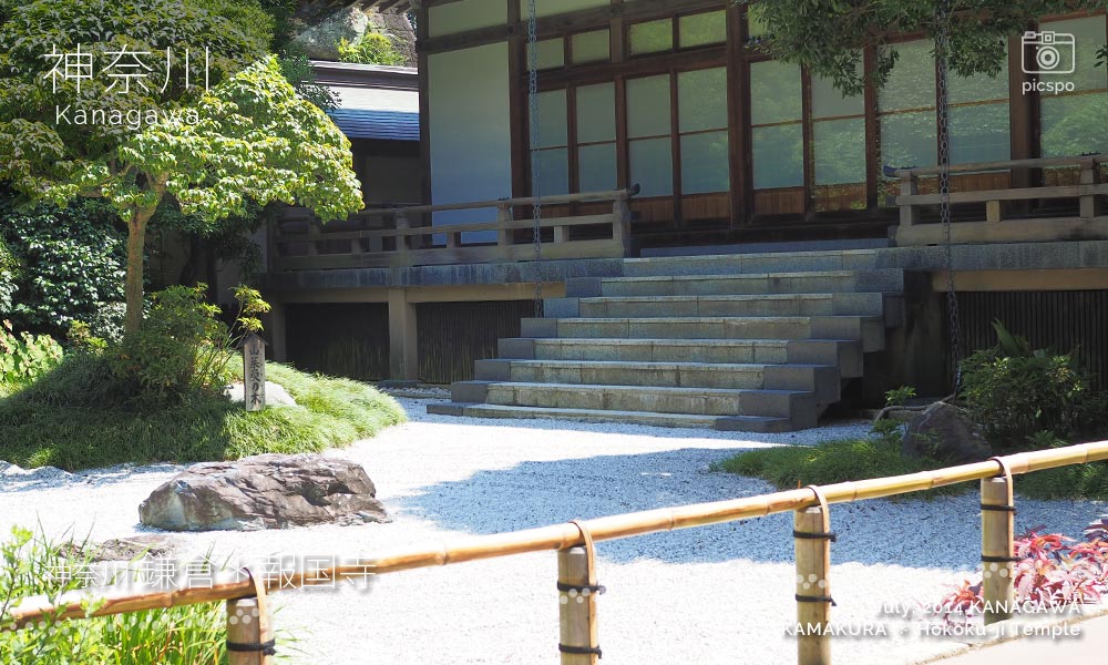 가마쿠라 호코쿠지 (報国寺) : 대나무 정원 (竹の庭) 