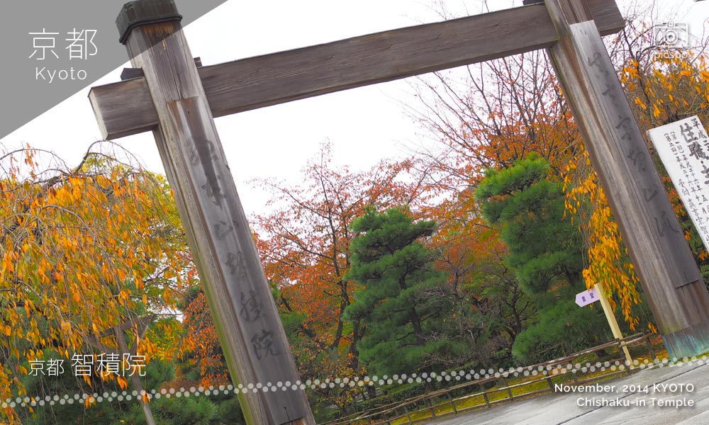 京都：智積院の冠木門