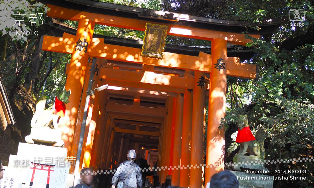 京都：伏見稲荷大社の奥の院