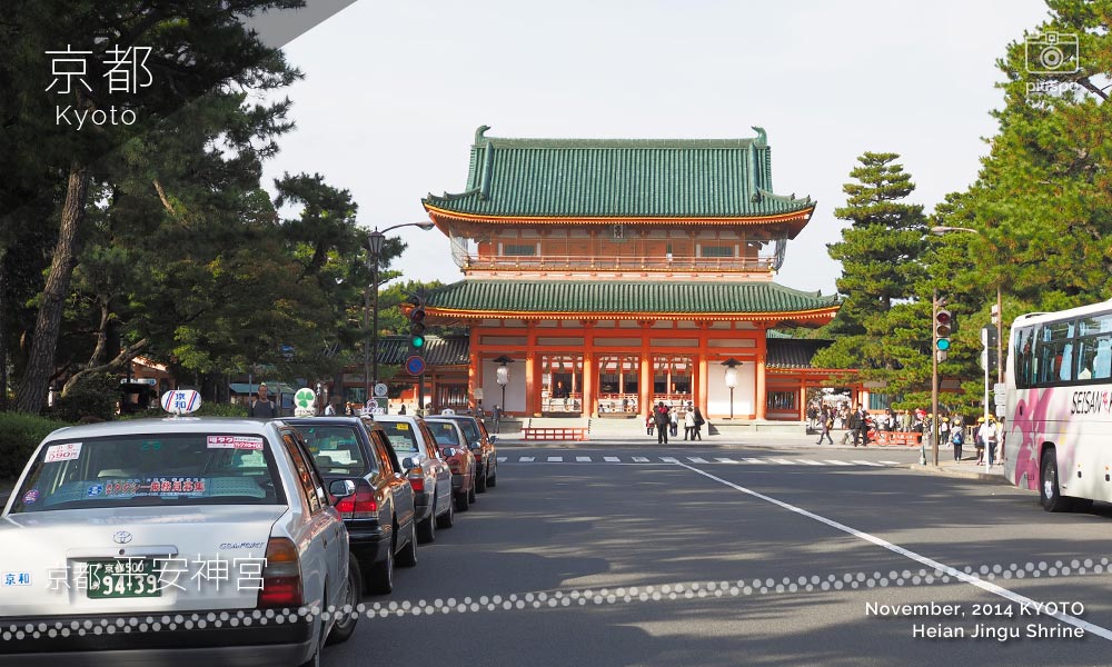 京都：平安神宮の応天門