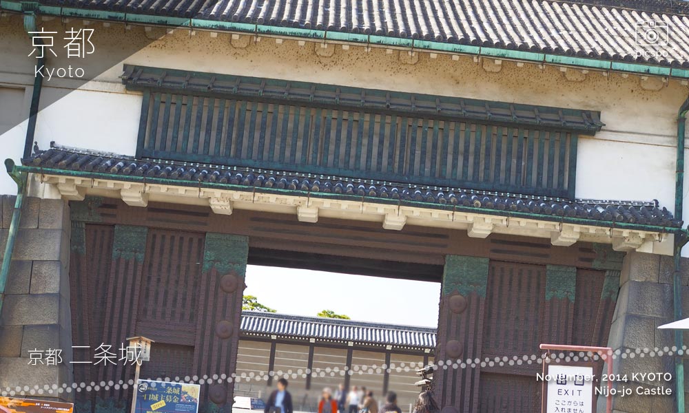 京都：二条城の東大手門