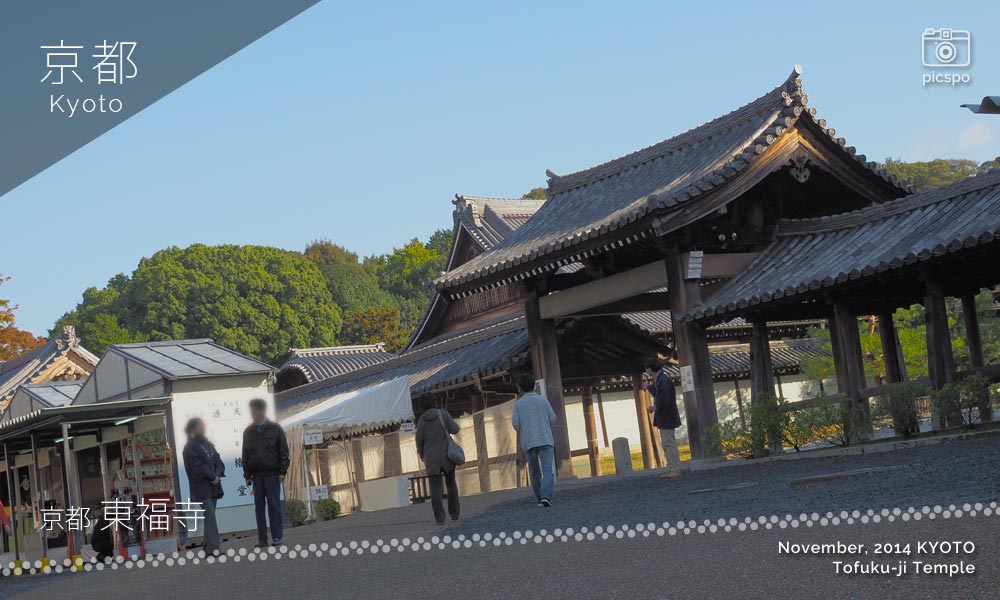 京都：東福寺の開山堂入口