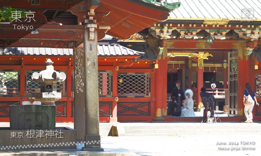 根津神社の神前結婚式