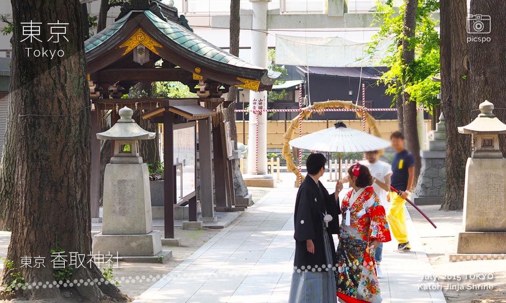亀有･香取神社の境内