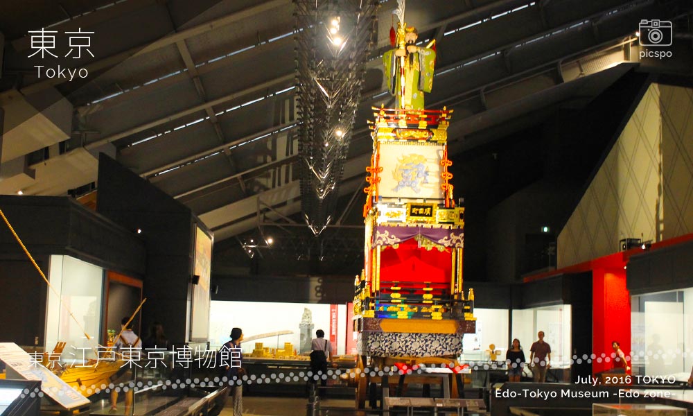 江戸東京博物館：江戸ゾーンの神田明神の山車