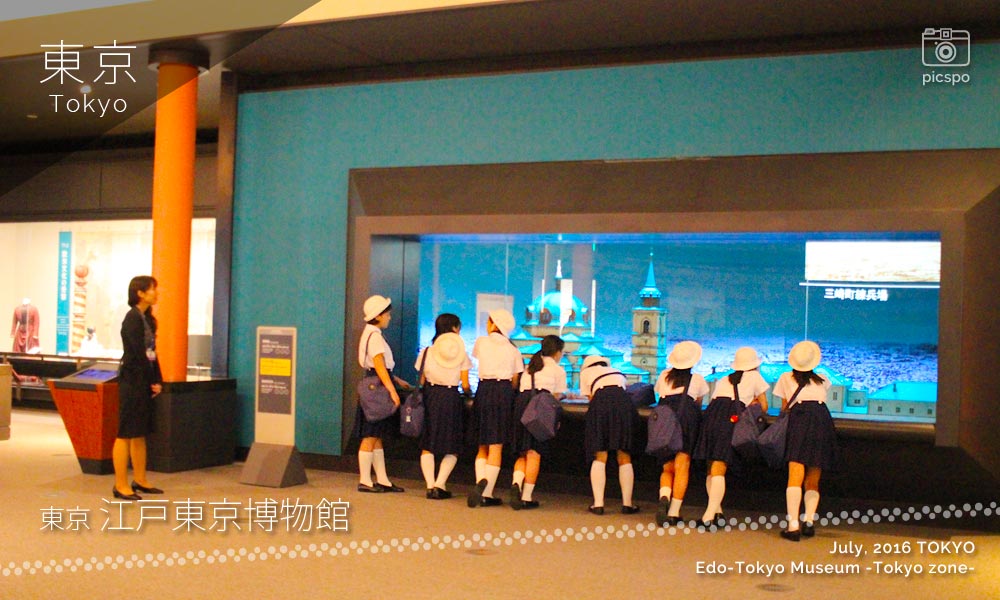 江戸東京博物館：東京ゾーンの銀座煉瓦街