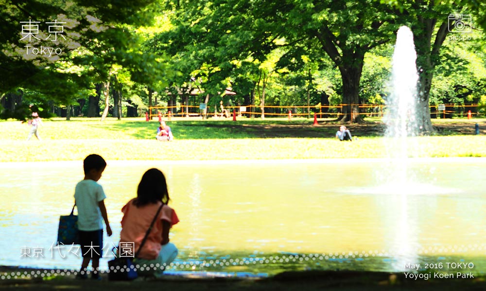 Yoyogi Park (代々木公園) water fountain