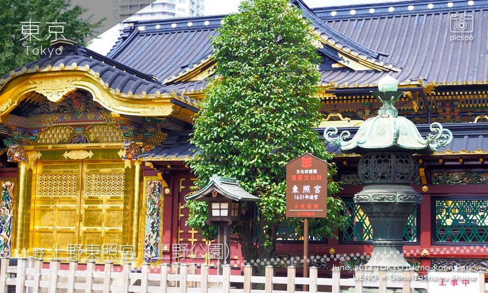 Ueno Toshogu shrine (上野東照宮) Kara-mon
